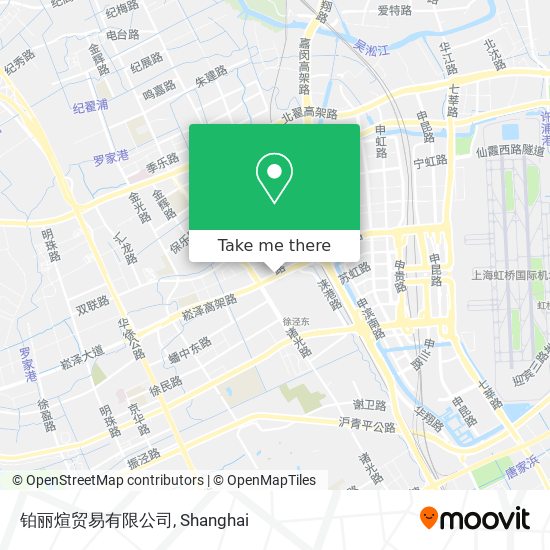 铂丽煊贸易有限公司 map