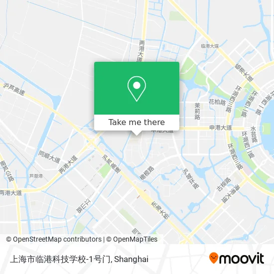 上海市临港科技学校-1号门 map
