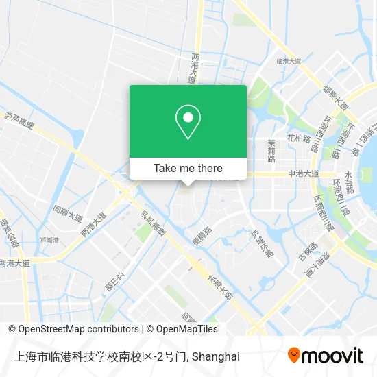 上海市临港科技学校南校区-2号门 map