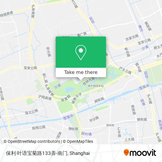 保利·叶语宝菊路133弄-南门 map