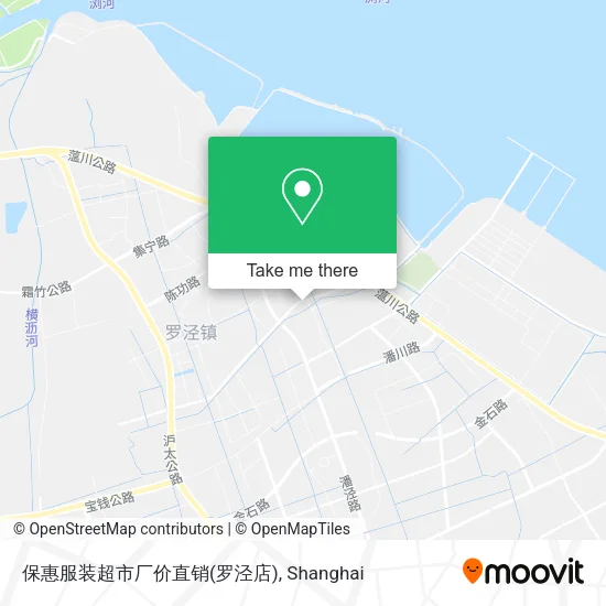 保惠服装超市厂价直销(罗泾店) map