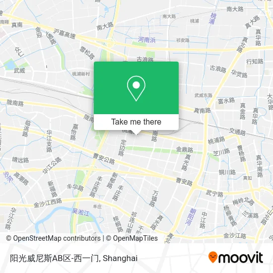 阳光威尼斯AB区-西一门 map