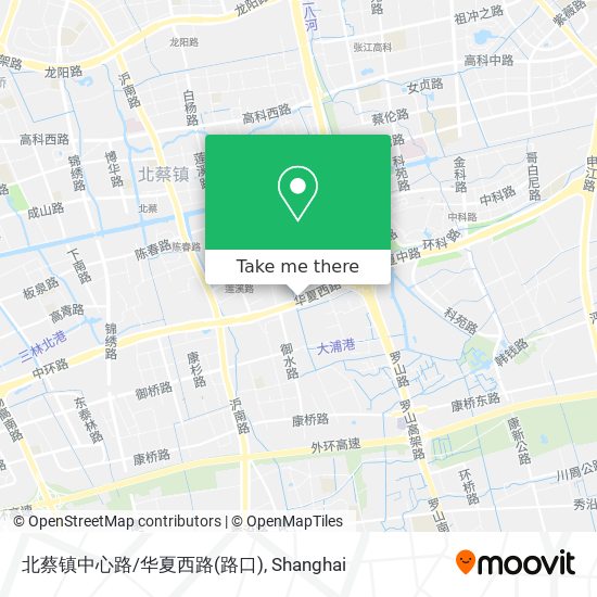 北蔡镇中心路/华夏西路(路口) map