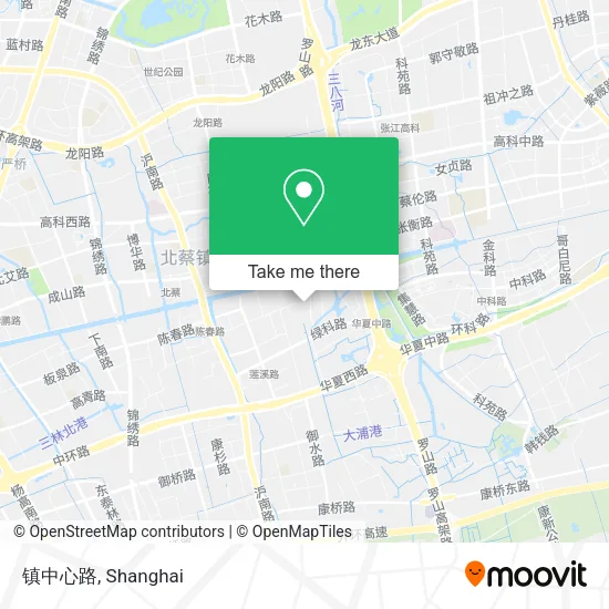 镇中心路 map