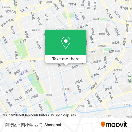 闵行区平南小学-西门 map
