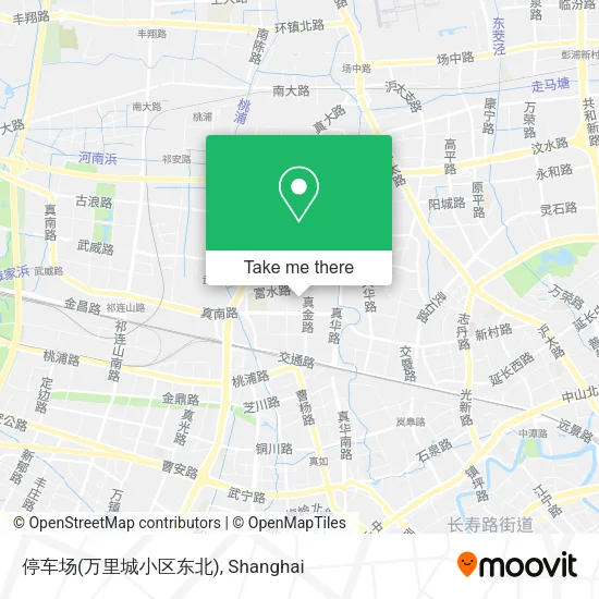 停车场(万里城小区东北) map