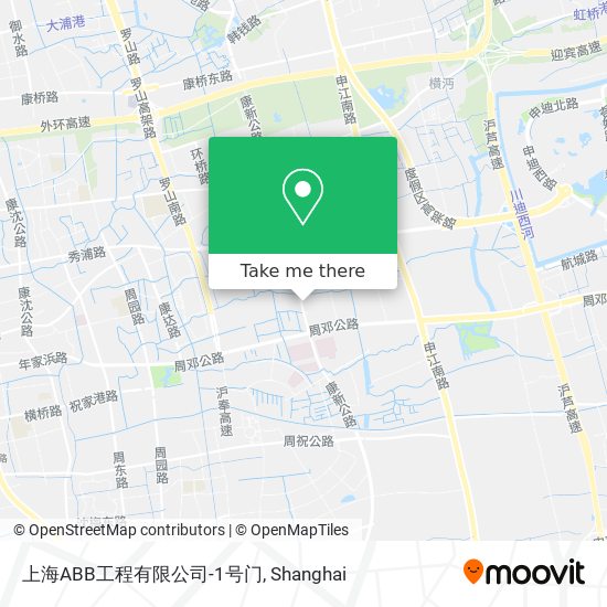 上海ABB工程有限公司-1号门 map