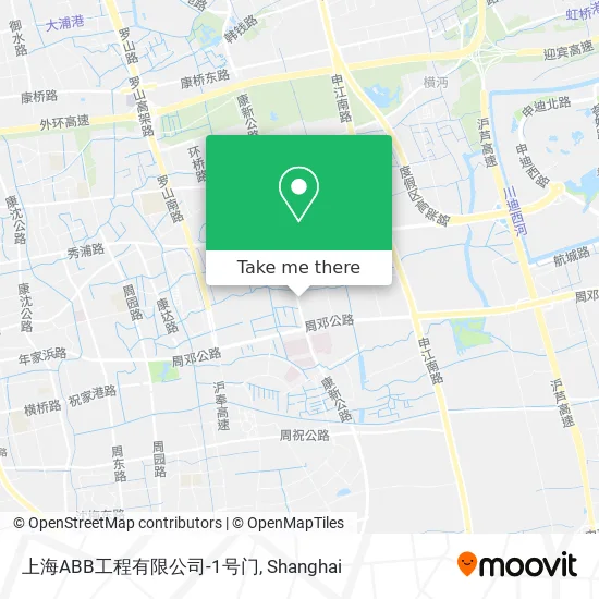 上海ABB工程有限公司-1号门 map