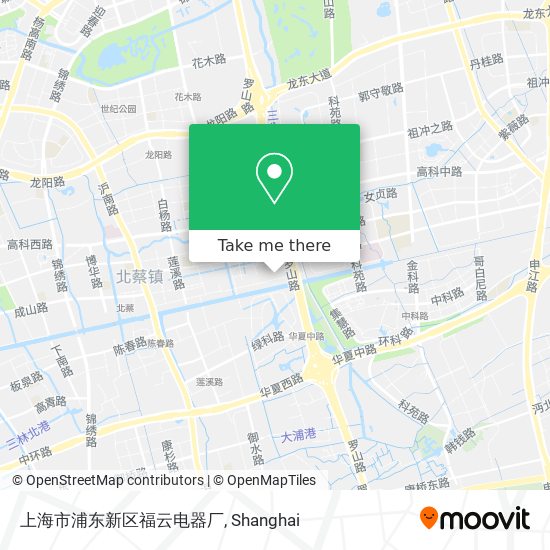 上海市浦东新区福云电器厂 map