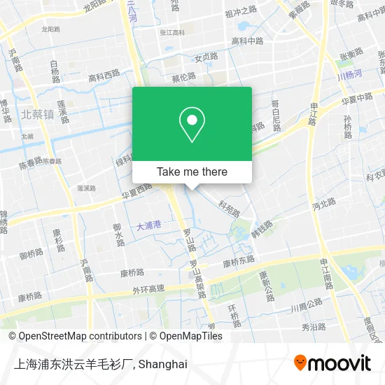 上海浦东洪云羊毛衫厂 map