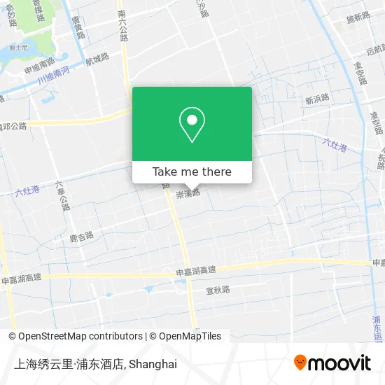 上海绣云里·浦东酒店 map