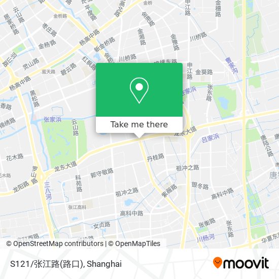 S121/张江路(路口) map