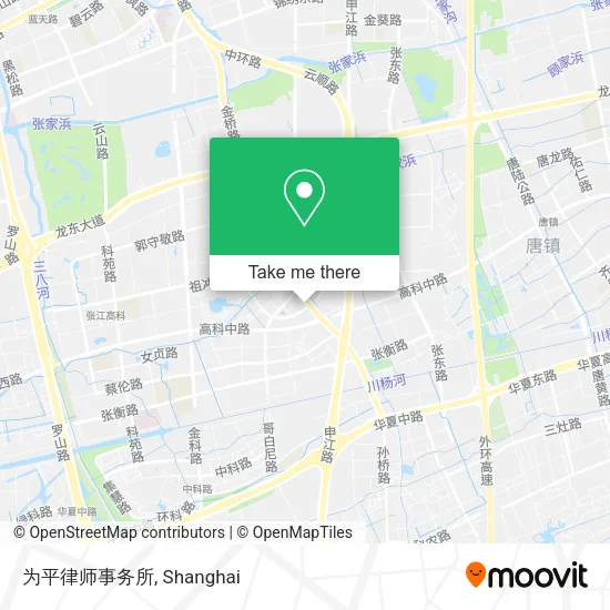 为平律师事务所 map
