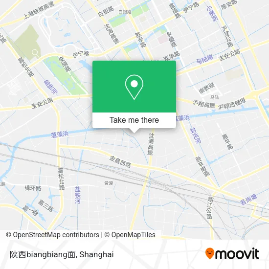 陕西biangbiang面 map