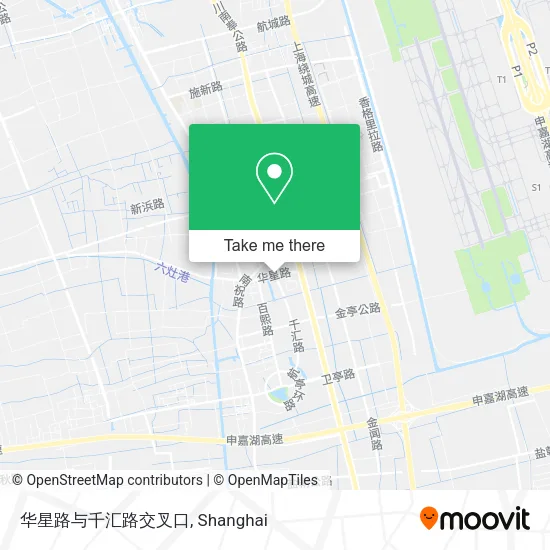 华星路与千汇路交叉口 map