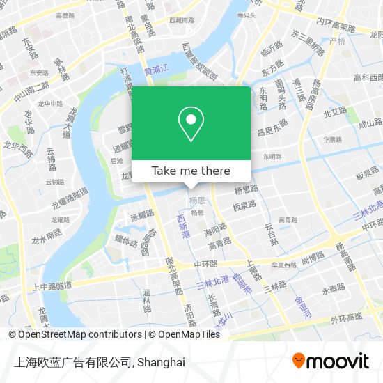 上海欧蓝广告有限公司 map