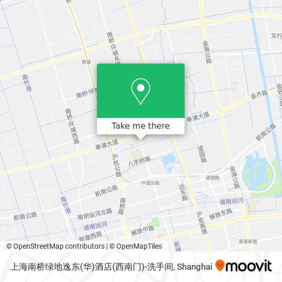 上海南桥绿地逸东(华)酒店(西南门)-洗手间 map