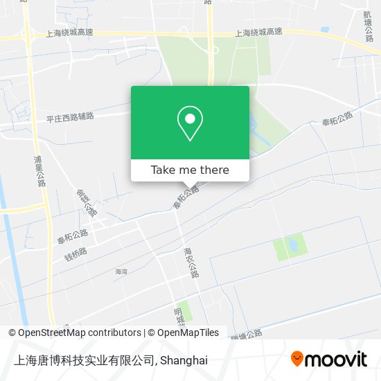 上海唐博科技实业有限公司 map