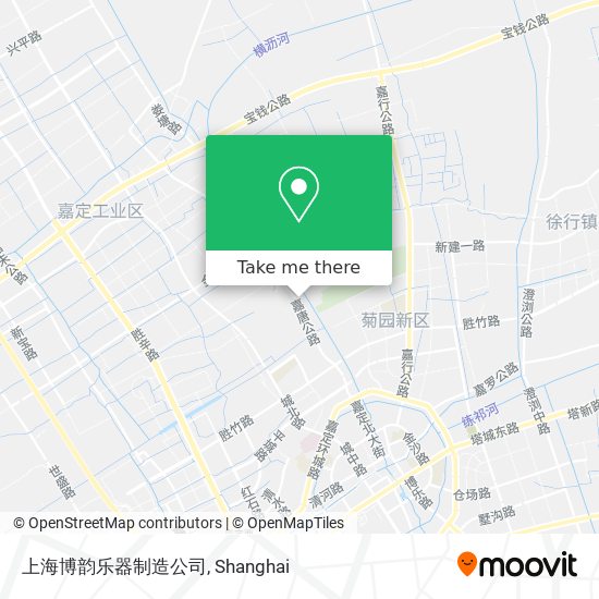 上海博韵乐器制造公司 map