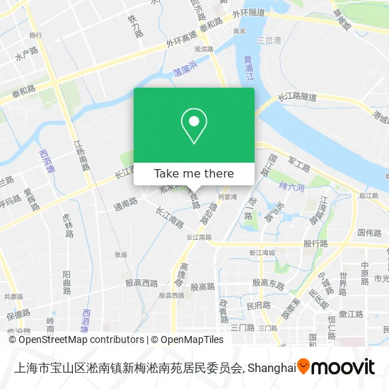 上海市宝山区淞南镇新梅淞南苑居民委员会 map