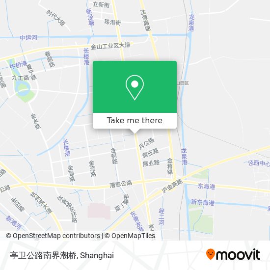 亭卫公路南界潮桥 map