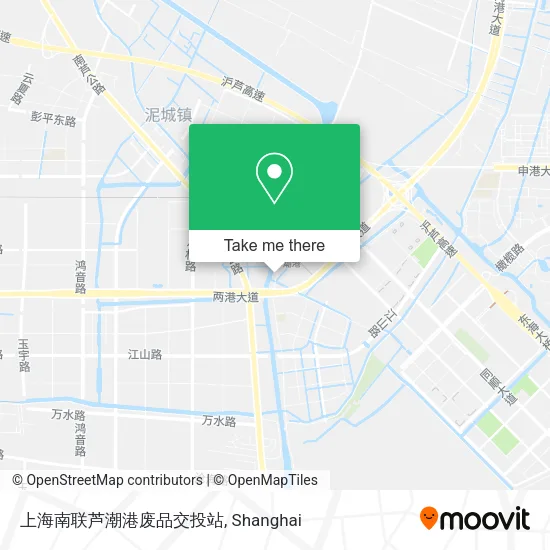 上海南联芦潮港废品交投站 map