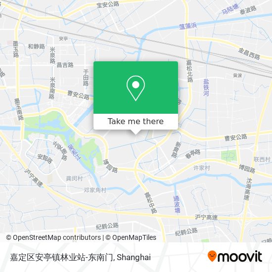 嘉定区安亭镇林业站-东南门 map