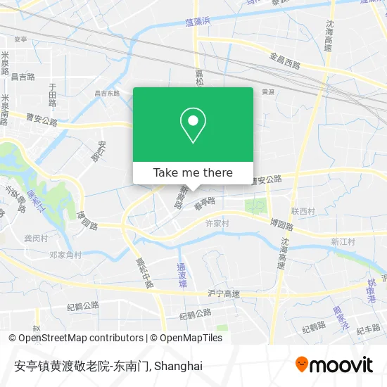 安亭镇黄渡敬老院-东南门 map