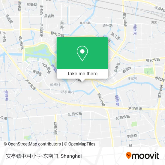 安亭镇中村小学-东南门 map