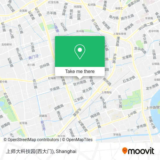 上师大科技园(西大门) map