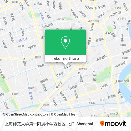 上海师范大学第一附属小学西校区-北门 map
