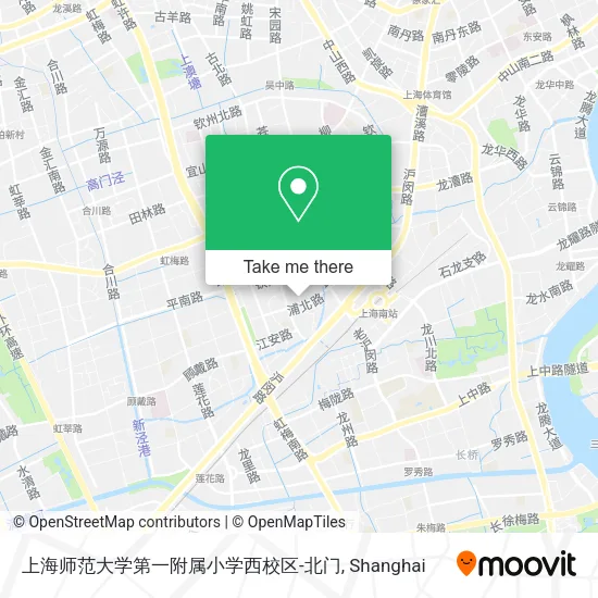上海师范大学第一附属小学西校区-北门 map