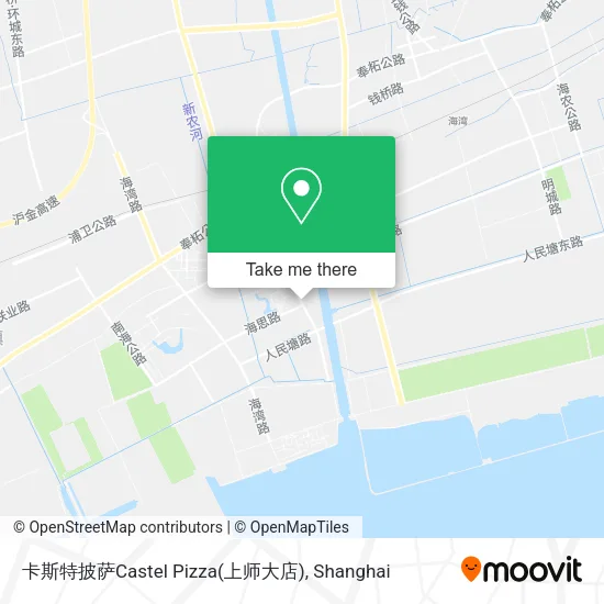 卡斯特披萨Castel Pizza(上师大店) map