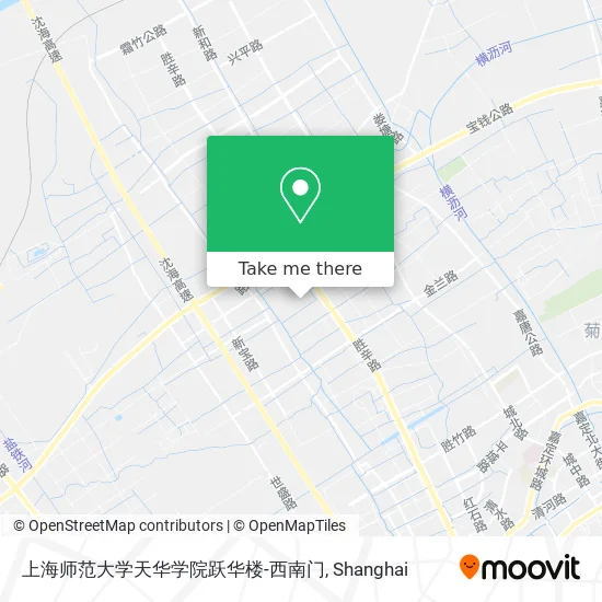 上海师范大学天华学院跃华楼-西南门 map