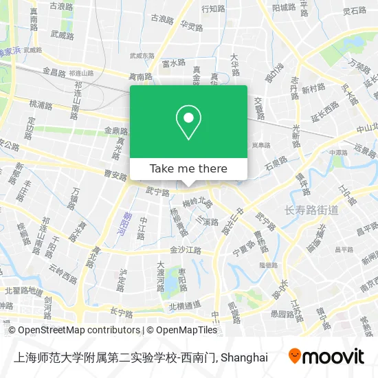 上海师范大学附属第二实验学校-西南门 map