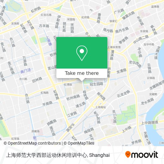 上海师范大学西部运动休闲培训中心 map