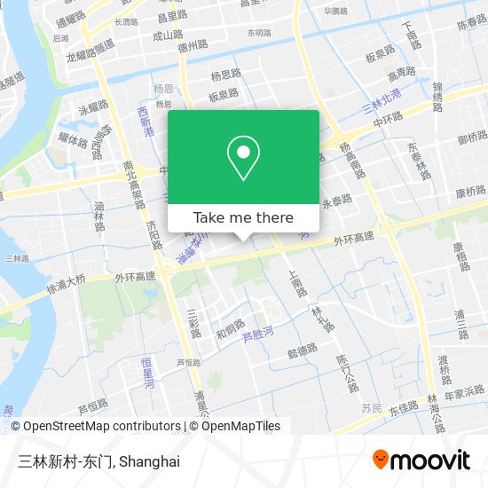 三林新村-东门 map