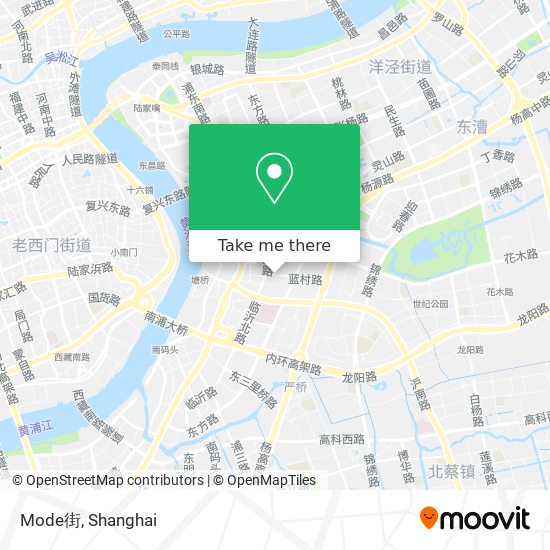 Mode街 map
