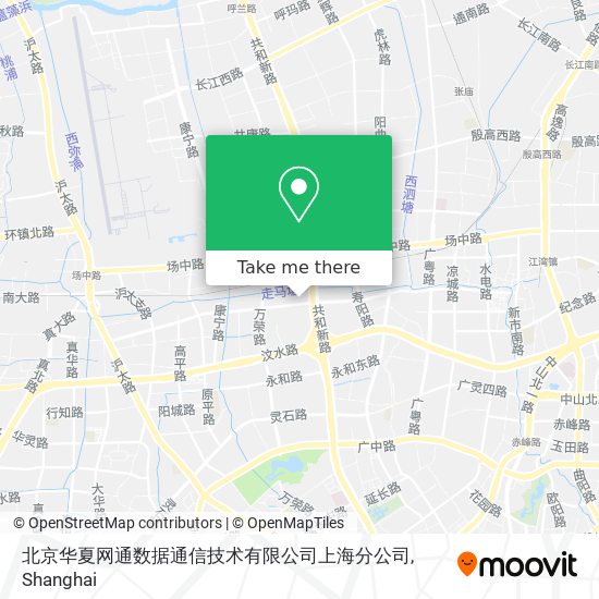 北京华夏网通数据通信技术有限公司上海分公司 map