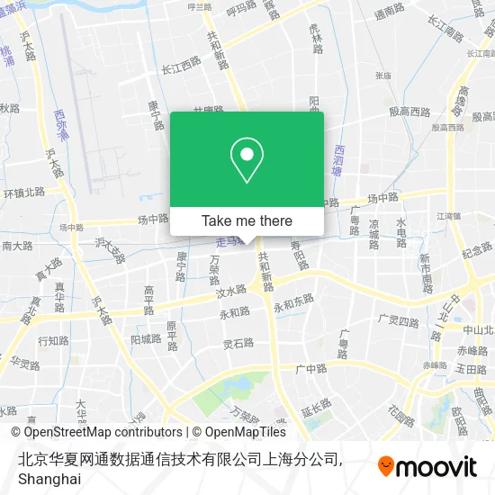 北京华夏网通数据通信技术有限公司上海分公司 map