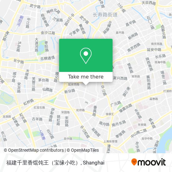 福建千里香馄饨王（宝缘小吃） map