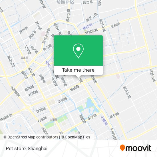Pet store map