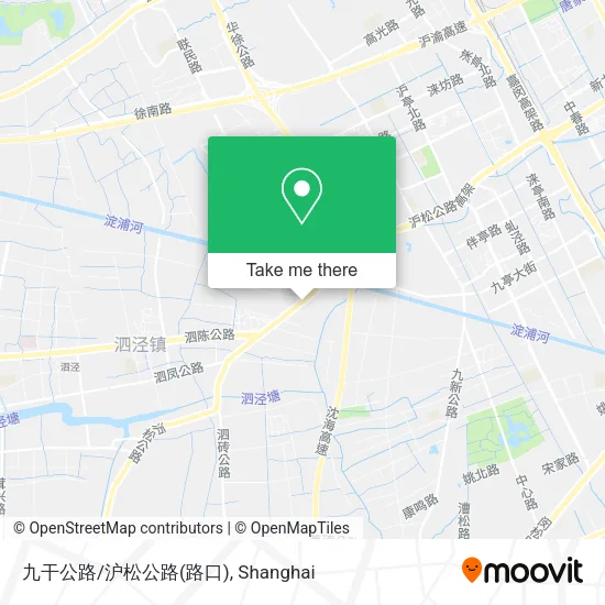 九干公路/沪松公路(路口) map