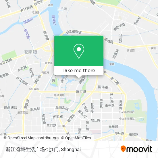 新江湾城生活广场-北1门 map