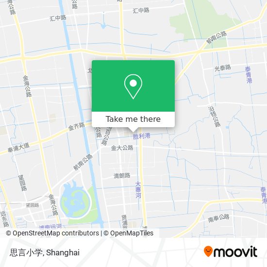 思言小学 map