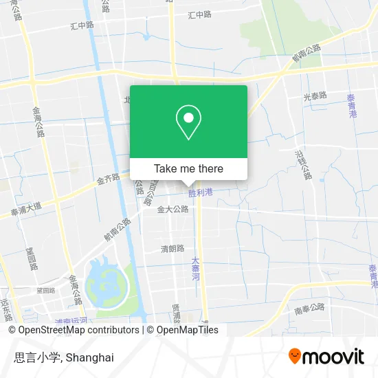 思言小学 map