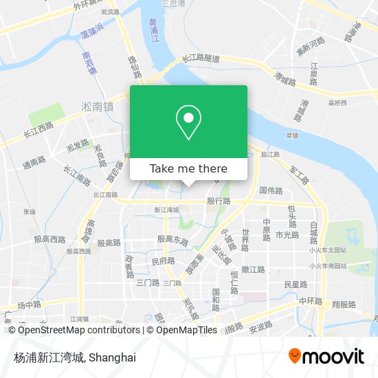 杨浦新江湾城 map