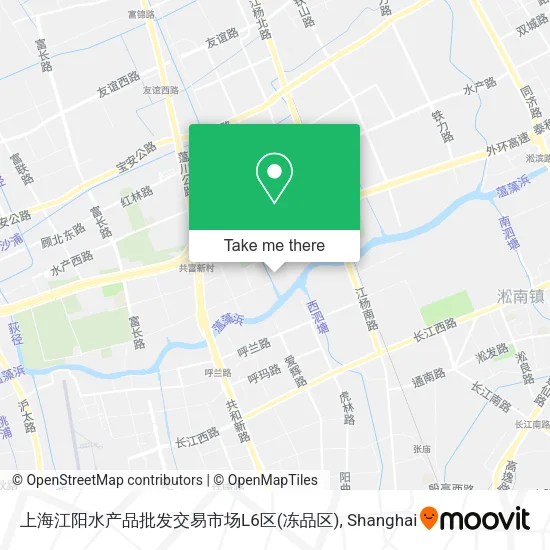 上海江阳水产品批发交易市场L6区(冻品区) map