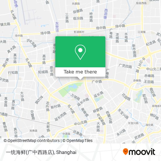 一统海鲜(广中西路店) map