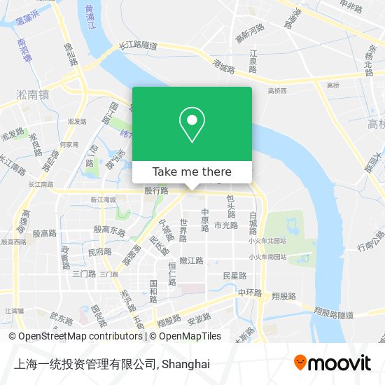 上海一统投资管理有限公司 map